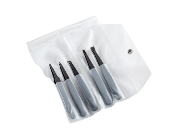 Full Plastic Tweezers — model ALK5PICF