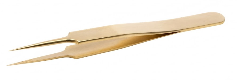 Gold Plated Tweezers — model AL5SAGP0